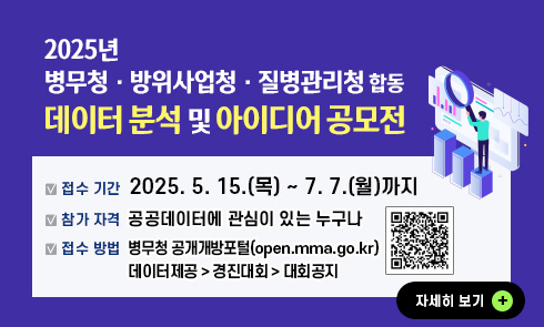 2025년 공공데이터 분석 및 아이디어 공모전