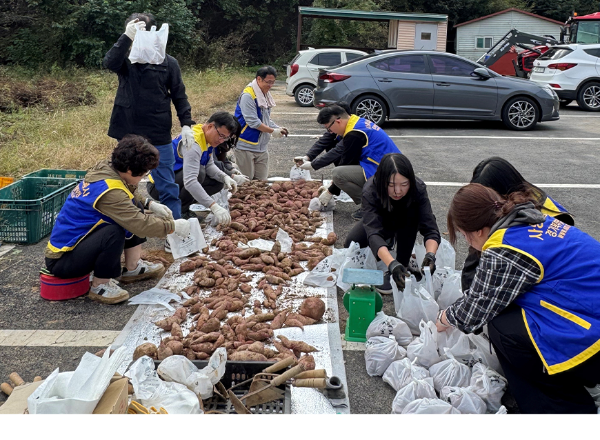 경기북부병무지청은 16년째 이어온 1사1촌 결연마을인 맹골마을을 찾아 어르신 농사체험 활동 돕기를 함께했다.