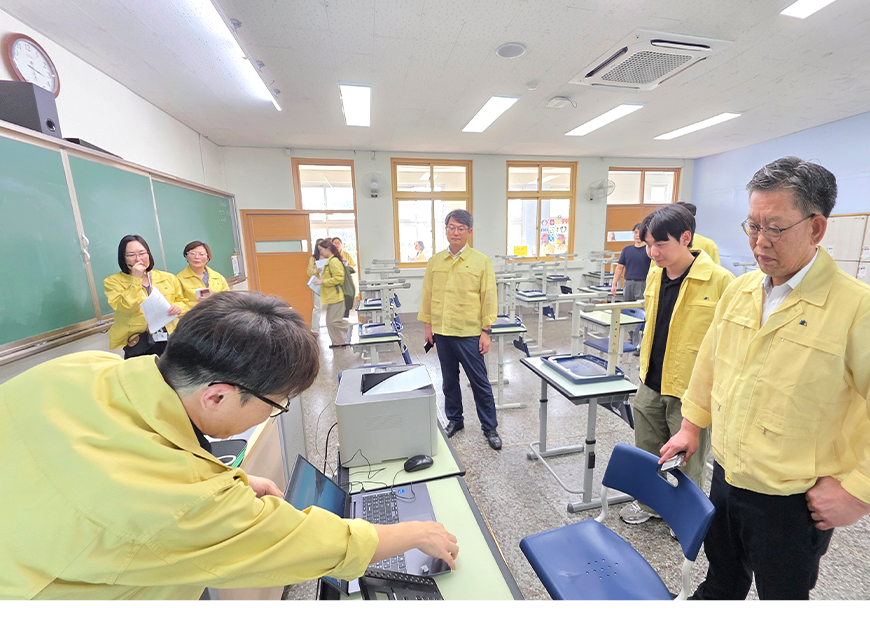김용무 서울지방병무청장이 을지훈련 소산시설을 방문했다.