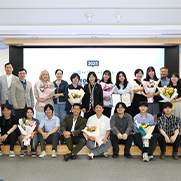 병무청장과 수상자의 기념사진 촬영